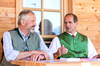 LEADER - Pressegespräch und Projektvorstellung Seniorenalmhütte