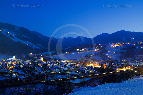 Schladming und Rohrmoos-Untertal zur blauen Stunde