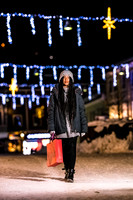 THEMENBILD, Einkaufen im Winter