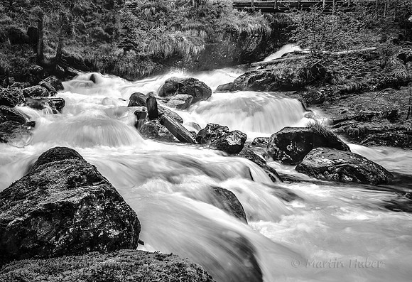 Schneewasser im Riesachbach