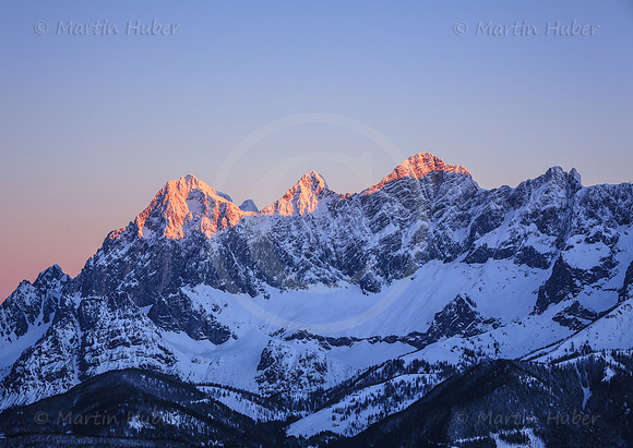 Sonnenaufgang auf dem Dachstein