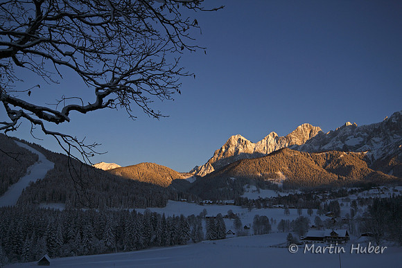Wintersonnenaufgang