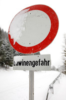 THEMENBILD, Straßensperre Sölk