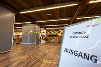THEMENBILD, Coronavirus Pandemie, Teststraße Schladming