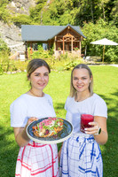Kulinarik, Viola im Garten, Bad Aussee