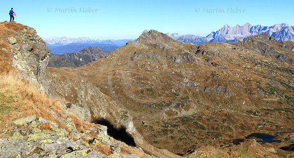 Blick zum Giglachsee - mit Dachsteinmassiv