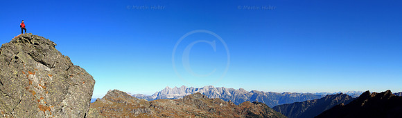 Panorama: Schladminger Tauern und Dachsteinmassiv