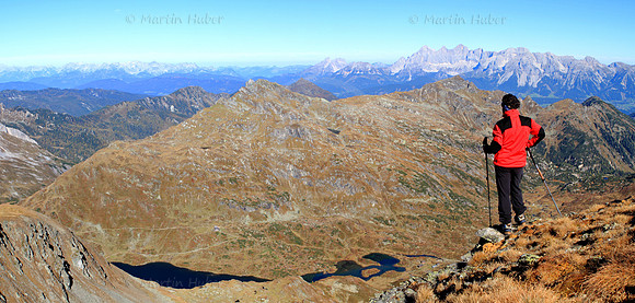 Blick zum Giglachsee - mit Dachsteinmassiv