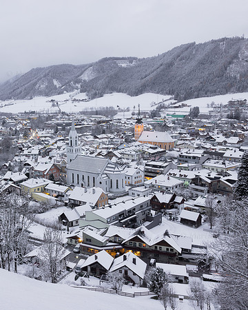 Abenddämmerung in Schladming