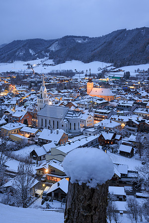 Blaue Stunde in Schladming