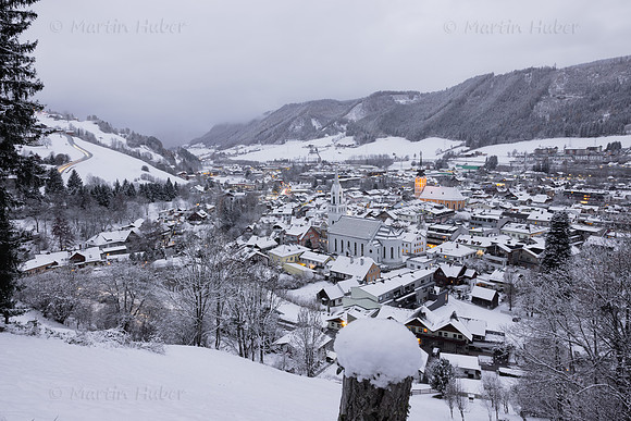 Abenddämmerung in Schladming