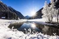 THEMENBILD, Winter in Österreich, Untertal bei Schladming, Tettermoor