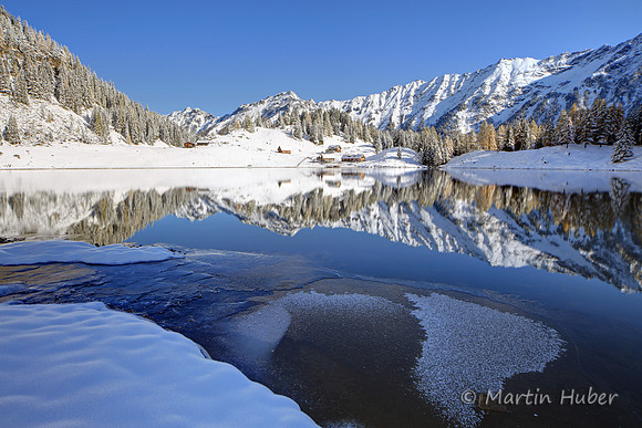 Oktoberschnee am Duisitzkarsee