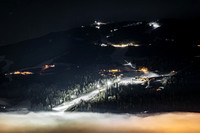 Schladming, Nacht, Lichternebel