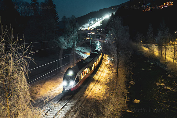 THEMENBILD, Winter in Österreich, Eisenbahn, OeBB, Mobilität