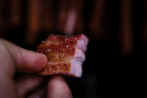 Food-Fotografie, Speck selber räuchern