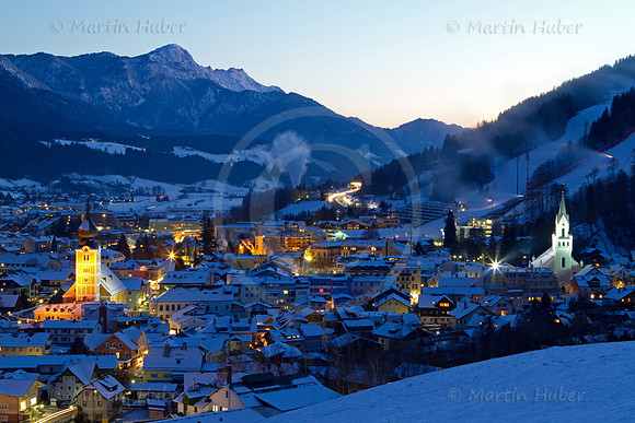 Schladming am Morgen des 07.12.2012