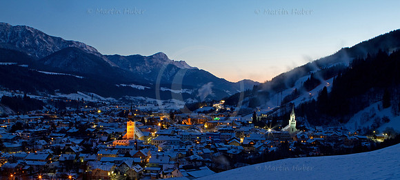 Schladming am Morgen des 07.12.2012