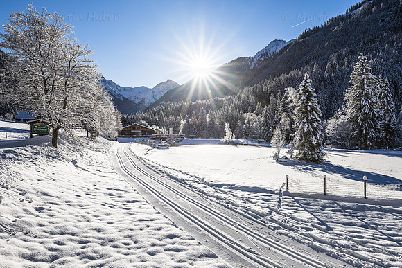 Winter, Langlaufen, Kristall-Loipe Untertal