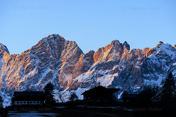 Wetter, Abendsonne, Dachstein
