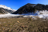 Reste einer mächtigen Lawine am Riesachsee