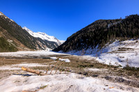 Reste einer mächtigen Lawine am Riesachsee