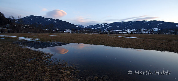 Spiegelblick in Richtung Irdning