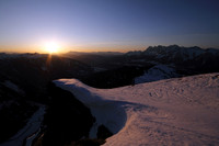 Sonnenuntergang auf dem Krahbergzinken