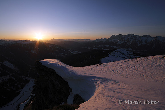 Sonnenuntergang auf dem Krahbergzinken