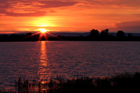 Sonnenuntergang am Warmsee