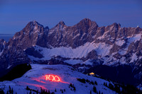 100 Jahre Hochwurzenhütte, Jubiläumsbeleuchtung