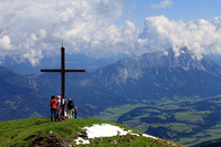 Pleschnitzzinken-Gipfel mit Blick ins Ennstal Richtung Osten