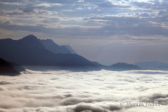 Nebel über dem Ennstal