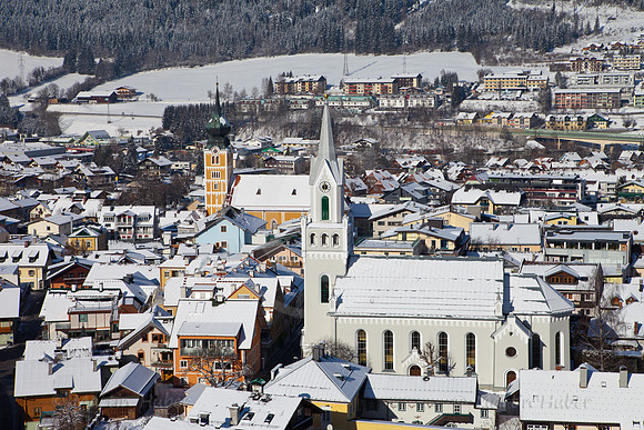 Katholische und evangelische Kirche Schladming