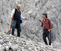 Die Bergretter, Dreharbeiten im Dachstein-Gebirge