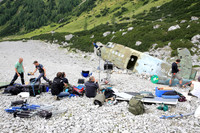 Die Bergretter, Dreharbeiten im Dachstein-Gebirge