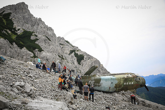 Die Bergretter, Dreharbeiten im Dachstein-Gebirge