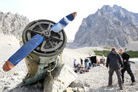 Die Bergretter, Dreharbeiten im Dachstein-Gebirge