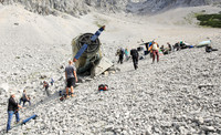 Die Bergretter, Dreharbeiten im Dachstein-Gebirge