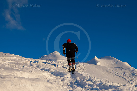 Skitourengeher auf dem Krahbergzinken