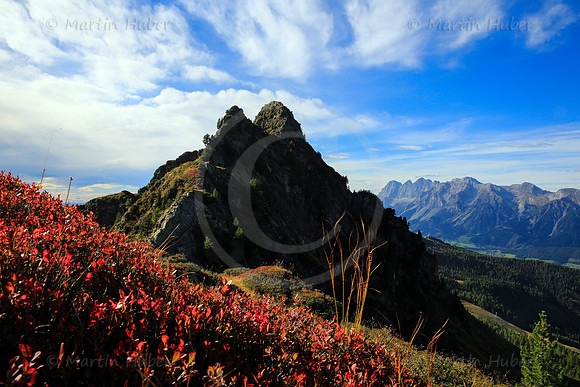 Krahbergzinken und Dachstein-Gebirge im Herbst