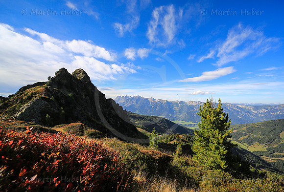 Krahbergzinken und Dachstein-Gebirge im Herbst