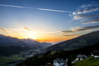 Sommer-Sonnenaufgang in Schladming
