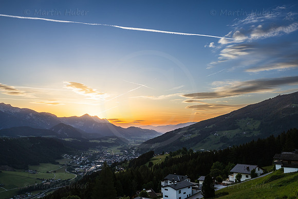 Sommer-Sonnenaufgang in Schladming