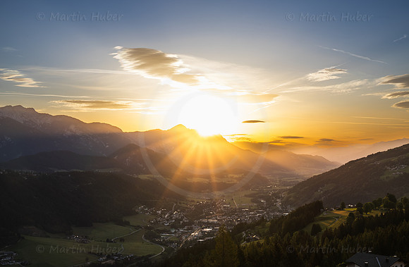 Sommer-Sonnenaufgang in Schladming