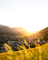 Sommer-Sonnenaufgang in Schladming