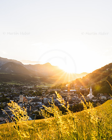 Sommer-Sonnenaufgang in Schladming