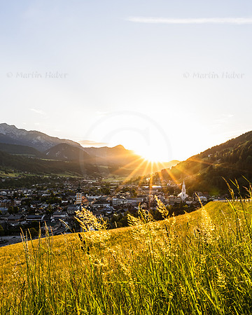 Sommer-Sonnenaufgang in Schladming
