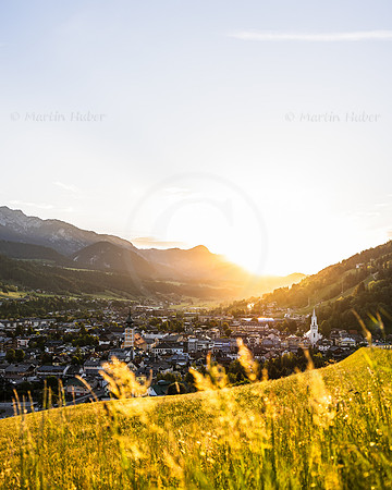 Sommer-Sonnenaufgang in Schladming