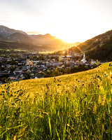 Sommer-Sonnenaufgang in Schladming